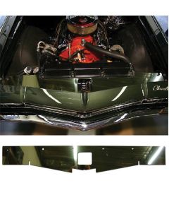 Chevelle Core Support Filler Panel, Polished Aluminum, 1968-1969