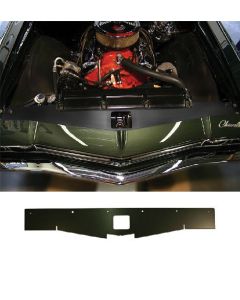 Chevelle Core Support Filler Panel, Black Anodized, 1968-1969