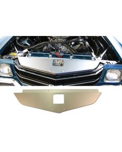 Chevelle Core Support Filler Panel, Anodized Aluminum, 1970-1972