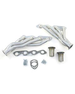 1968-1977 Chevelle Exhaust Headers, Big Block, Shorty Style, For Cars Without Air Conditioning
