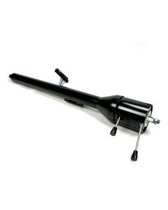 1967-1968 GM A Body  Ididit Column, Tilt, Black Powder Coated, For CarsWith Floor Shifters