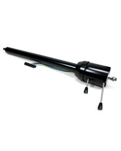 Chevelle Ididit Steering Column, Tilt, Black Powder Coated,For Cars With Floor Shifters, 1964-1965