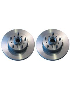 Chevelle Brake Rotor, Front, For 4 Piston Calipers, 2-Piece, 1967-1968