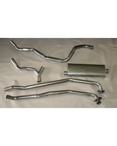 Chevelle Exhaust, Single, V8, Stainless Steel, 1968-1974