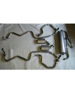 Chevelle Exhaust, Aluminized, 454, Dual Outlet, 1971-1972