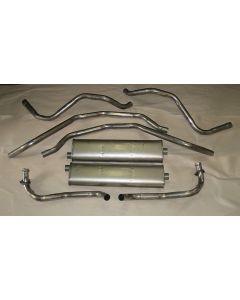 Chevelle Exhaust, Aluminized, Dual, V8, 1973-1974