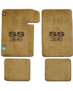 1964-67 Chevelle Carpet Floor Mat Set, Embroidered