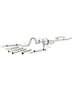 1968-1973 El Camino  Magnaflow Street Series,2.5",Stainless Steel, Crossmember-back