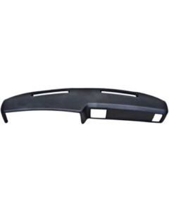 1973-1977 Chevelle Molded Dash Pad Outer Shell, With Air Conditioning, Black
