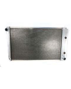 Malibu Griffin Aluminum Radiator, 2 Row With Standard Tubes, Natural Finish, With Automatic Transmission, 1978-1983