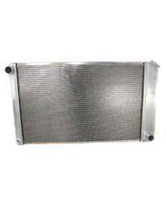 Malibu Griffin Aluminum Radiator, 2 Row With Large Tubes, Natural Finish, With Manual Transmission, 1978-1983