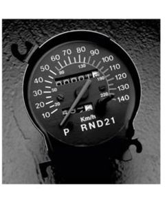 Malibu Speedometer 140 MPH Decal, For Round Speedometer & Cars With Automatic Transmission, 1978-1983