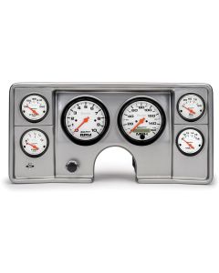 Malibu Instrument Cluster Panel, Aluminum Finish, With Phantom Gauges, 1978-1981