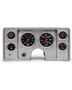 Malibu Instrument Cluster Panel, Aluminum Finish, With Sport Comp Gauges, 1978-1981