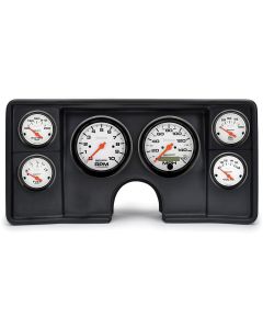 Malibu Instrument Cluster Panel, Black Finish, With PhantomGauges, 1982-1983