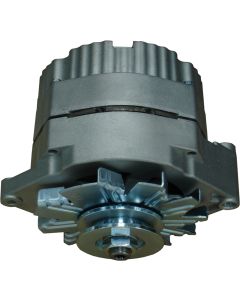 Alternator; GM 73-86 w/ Internal Reg; Machined Pulley; Natural Finish; 100% New
