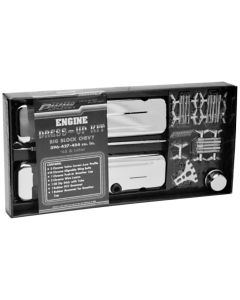 Engine Dress-Up Kit; Chrome; Fits Big Block Chevy Engines