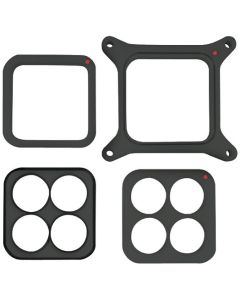 Engine Carburetor Spacer Kit; Trackside Kit Has 4-Hole, Open and Tapered Inserts