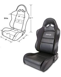 Chevelle & Malibu Bucket Seat, Sportsman Series, Left, 1964-1983