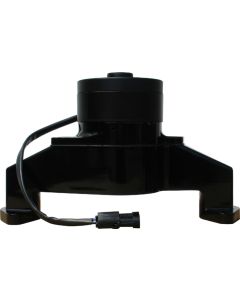 Electric Engine Water Pump; Aluminum; Black Powder Coat; Fits BB Chevy Engines