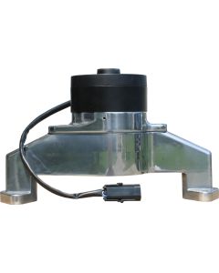 Electric Engine Water Pump; Aluminum; Polished Finish; Fits BB Chevy Engines