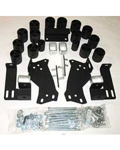 2001-2002 Chevy-GMC Silverado / Sierra 2500HD/3500HD Gas 2WD - 4WD (Ext 8.1L) 3 Inch Body Lift Kit