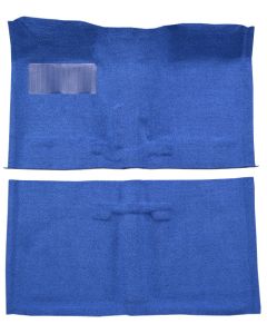 1965-1967 Chevy II Nova 2DR Complete Carpet, Molded w/ Mass Backing Auto Trans Bucket Seat | Loop Material