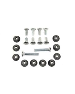 Bumper Mounting Bolt Set,Front & Rear,Polished Chrome,68-69