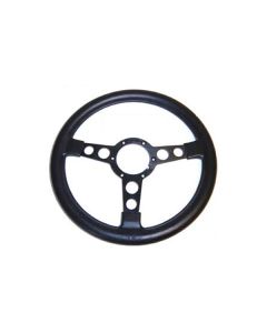 Formula Steering Wheel,Black With Black Anodi zing, 70-81