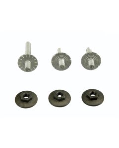 Qtr Window Stud & Nut Set, 67-69