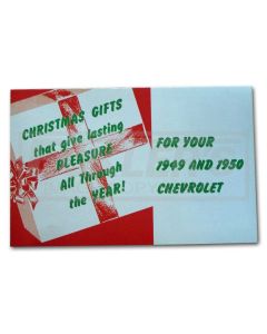 1949-1950 Chevy Accessory Brochure, Christmas