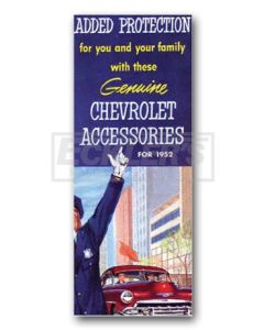 Early Chevy Accessory Book, 1952