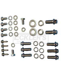 Early Chevy Turbo 400 Transmission Mounting Bolt Set, Socket And Six Point, 1949-1954