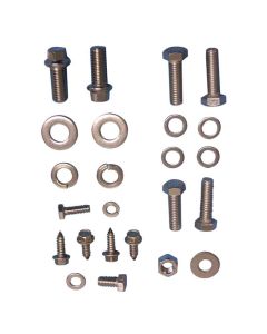 Early Chevy Powerglide And Hydromatic Transmission Cast Aluminum Pan Bolt Set, Socket Head, 1949-1954