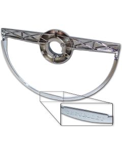 1949-1950 Chevy Horn Ring Chrome With Embossed "Chevrolet"