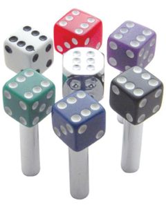 Early Chevy Door Lock Knob, Dice, 1949-1954