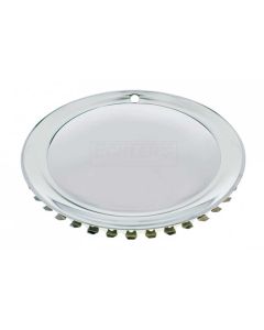 Early Chevy Wheel Cover, Baby Moon, Chrome, 14", 1949-1954