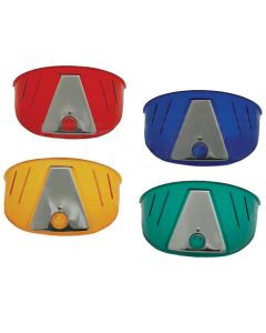 Early Chevy Headlight Visor, Transparent Plastic, 1949-1954