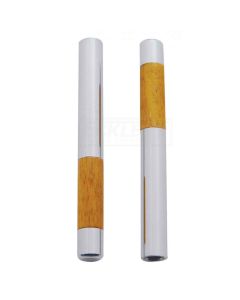 1949-1954 Chevy Door Lock Tube Chrome And Walnut