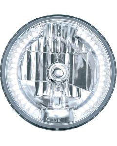 Chevy Headlight, Crystal White With LEDs, 1949-54