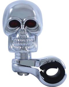 Early Chevy Steering Wheel Spinner, Skull, 1949-1954