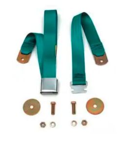  Chevy Seat Belt, Front, Medium Turquoise