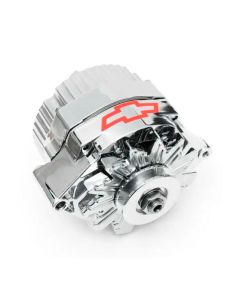 Chrome Alternator,w/Bowtie,120 Amp 1-Wire,47-72
