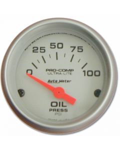 Autometer Oil Pressure Gauge, Ultra-Lite Series, AutoMeter