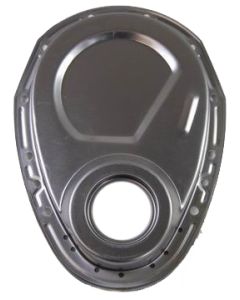 Early Chevy Timing Chain Cover, Small Block, Unplated Steel, 1949-1954