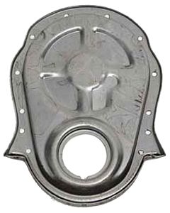 Early Chevy Timing Chain Cover, Big Block, Unplated Steel, 1949-1954