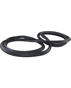 1949-1952 Chevy Windshield Rubber Vee Butt Bel Air Hardtop And Convertible And Styleline Deluxe Convertible For Use With Stainless Steel Moldings