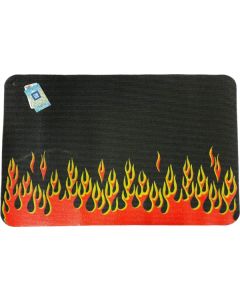 Chevy Fender Cover, Gripper, Flames, Orange