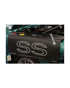 Fender Cover, Black, Gripper, SS Logo