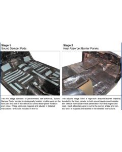 Chevy Styleline Insulation, QuietRide, AcoustiShield, Complete Kit, Convertible, 1949-1952